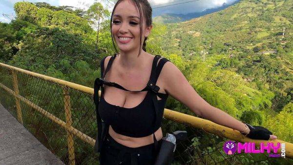 Busty Latina Cosplayer Gets Fucked Hard in Public - Anal & Squirt - xxxfiles.com on poweredporn.com