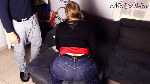 Big Booty PAWG Rides Hard on Couch - Nini Divine Fucks Doggy Style - xxxfiles.com - France on poweredporn.com