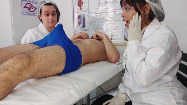 Hot Brazilian Nurses Tease Patient With Big Cock Until He Gets Hard - xxxfiles.com - Brazil on poweredporn.com