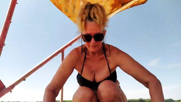 Amateur MILF Lukerya in Lingerie Solo Play at Park & Beach - HD Webcam - veryfreeporn.com on poweredporn.com