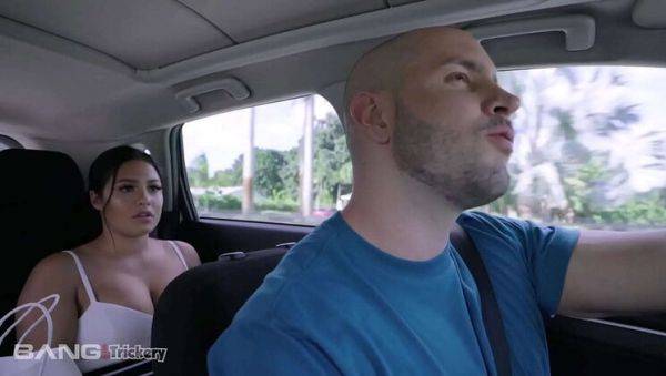 Busty Latina Serena Santos Gets Tricked Into Hot Taxi Sex - Blowjob & Doggystyle - veryfreeporn.com on poweredporn.com