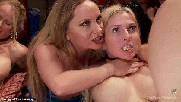 Big Tit Sluts Take Rough Anal at Wild BDSM Orgy Party - porntry.com on poweredporn.com