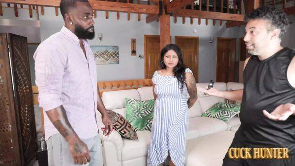 Desperate Wife Mayalynn Takes Huge Black Cock for Debt Relief - Hardcore Interracial Fuck - porntry.com on poweredporn.com