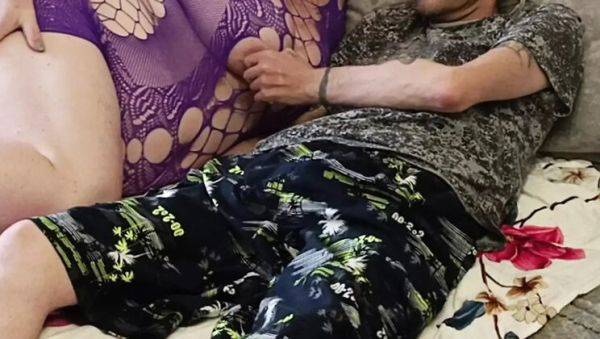 Hot BBW stepmom can't stop sucking cock and swallowing cum - xxxfiles.com on poweredporn.com