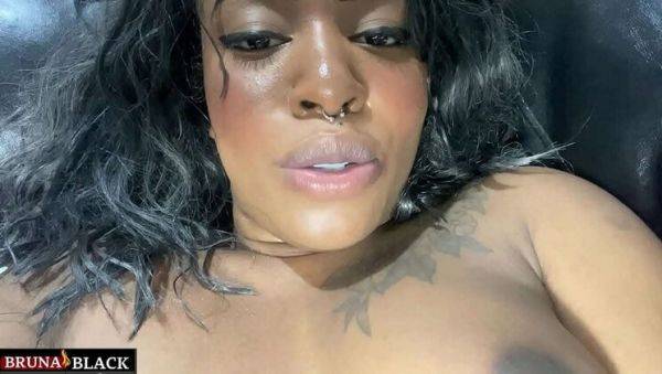 Bruna Black - Petite Latina Teen Plays With Her Fat Pussy Until She Squirts - xxxfiles.com on poweredporn.com