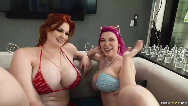 Brazzers House 4 Ep 6 - Phoenix Marie & Abigaiil Morris Threesome with Big Tits & Cumshot - xxxfiles.com on poweredporn.com