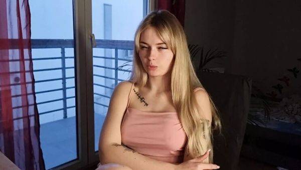 Blonde Polish Babe VladaMais Gets Face Fucked & Cumshot - Homemade HD - porntry.com - Poland on poweredporn.com