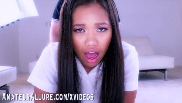 Kaylani Kao Gives Hot Blowjob & Fucks Hard in Uniform After School - porntry.com on poweredporn.com