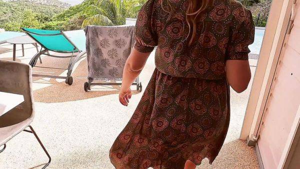 Hot Latina MILF Fucks Pool Cleaner in Outdoor Doggy Style - HD Homemade - xxxfiles.com - France on poweredporn.com