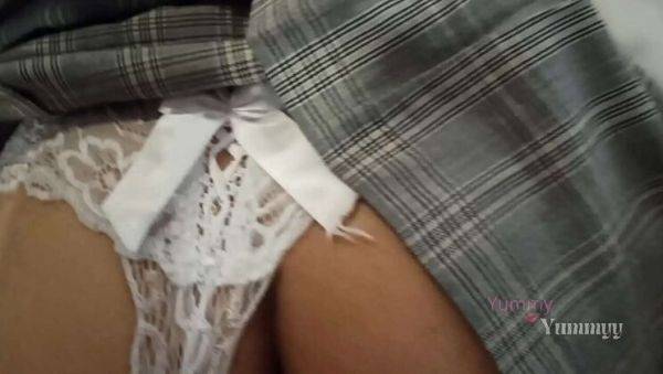 Teen Schoolgirl in Skirt Fucked Hard After Class - Real Homemade Uniform Sex - xxxfiles.com on poweredporn.com