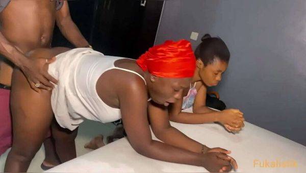 Cheating BBC Husband Sneaks Fuck with Wife's Bestie - Big Ass Doggystyle Action - porntry.com on poweredporn.com