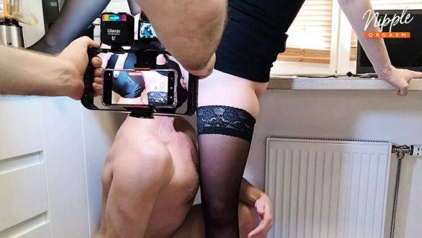 Hot MILF Wife Makes Slave Lick Her Wet Pussy - Femdom Facesitting & Squirting - xxxfiles.com on poweredporn.com