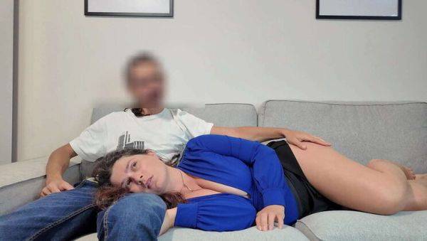 Hot Stepmom Gets Fed by Stepson - Blowjob & Cum in Mouth - Busty MILF Outdoor Fun - xxxfiles.com on poweredporn.com