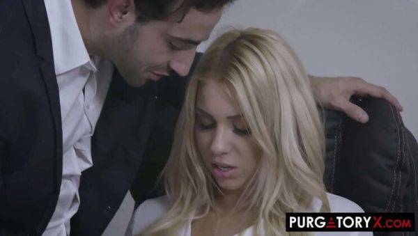 Boss Fucks Secretary Chanel Grey Rough - Anal, Blowjob & Doggystyle - PurgatoryX - veryfreeporn.com on poweredporn.com