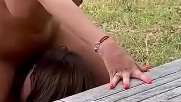 Hot Outdoor Threesome with Anissa Kate & Megane Lopez - Blowjob, Cowgirl & Doggy Fun - veryfreeporn.com on poweredporn.com