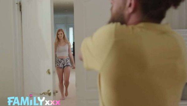 Blonde Teen Harlow West Fucks Stepdad's Big Cock - Deep Throat & Cum on Pussy - xxxfiles.com on poweredporn.com