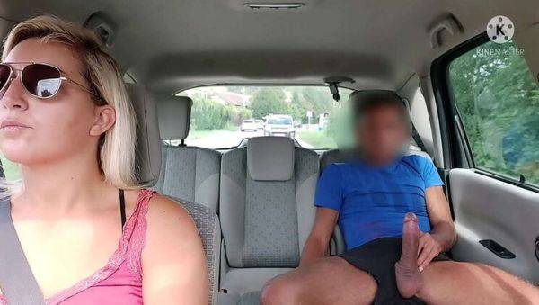 Shocked MILF in Fake Taxi - Stranger Pulls Out Big Cock for Public Handjob! - xxxfiles.com on poweredporn.com
