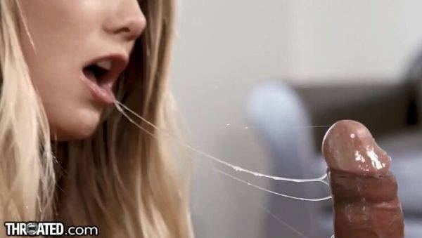 AJ Applegate Gets Rough Throat Fuck - Sloppy Blowjob & Spit Everywhere - xxxfiles.com on poweredporn.com