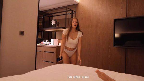 Step Sis Grabs My Dick Again - Creampie Fuck With Big Tits Elina Lizz - veryfreeporn.com on poweredporn.com