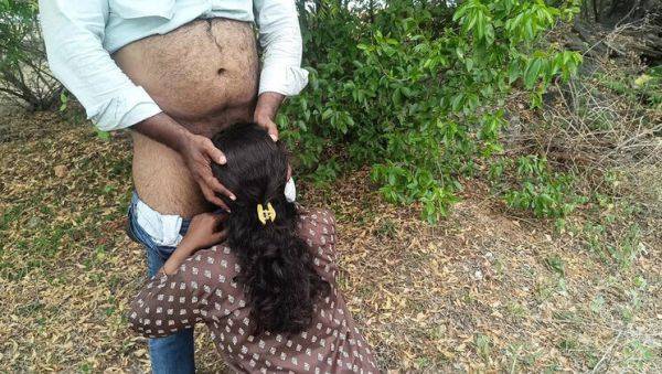 Hot Indian Wife Cheats Outdoor - Inba & Laxi Ammu Sucking & Fucking in 4K - porntry.com - India on poweredporn.com