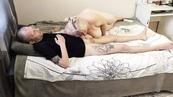 Hot Russian MILF Neighbor Gets Deep Throat Blowjob and Doggy Style Fuck - Cum on Big Ass - porntry.com - Russia on poweredporn.com