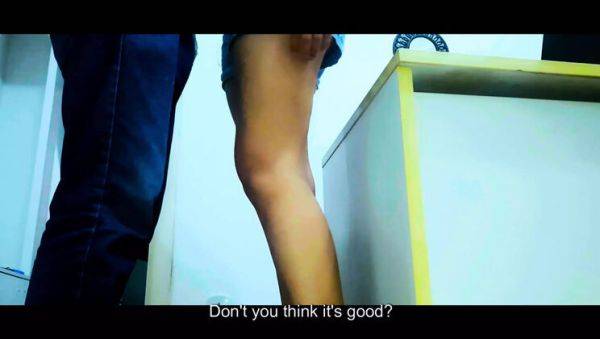 Boss Fucks His Hot Secretary in the Office - Big Ass MILF Takes Cum in Mouth - porntry.com on poweredporn.com