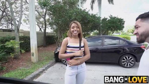 Milu Blaze Gets a Rough Drive By Fuck - Blonde Amateur Takes Hardcore Doggystyle & Cumshot - xxxfiles.com on poweredporn.com