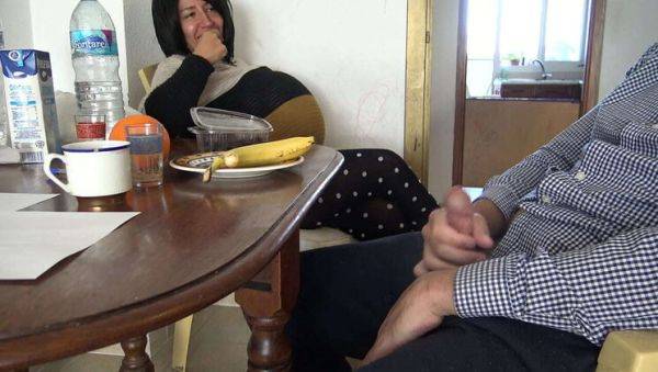 Pregnant Stepmom Catches Me Flashing My Cock - Public Jerking & Cum Mouth Fun! - porntry.com - France on poweredporn.com