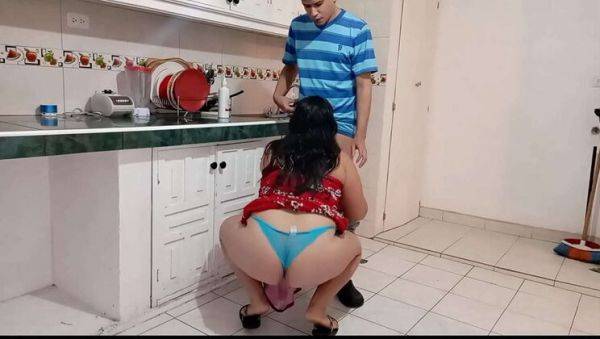 Step Mom Fucks Me Doggy Style In Kitchen After Catching Dad Cheating - Big Tits MILF Yalibbw - veryfreeporn.com on poweredporn.com