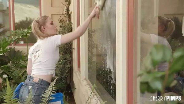 Petite Blonde Emma Starletto Fucks Steve Holmes - Cowgirl, Doggy & Deep Throat - veryfreeporn.com on poweredporn.com