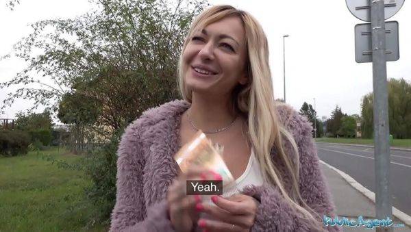 Blonde Russian Lola Shine Takes Big Cock in Public Woods Sex - xxxfiles.com - Russia on poweredporn.com