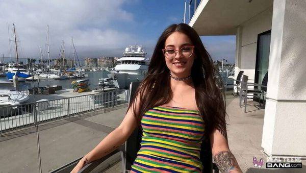 Inked Teen Maddy May Gets Fucked Hard in Audition - Big Tits, Pierced Nipples - porntry.com on poweredporn.com