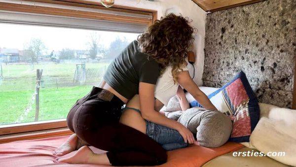 Hot German Amateur Lesbians Ana B and Serafina Explore Foot Fetish and Toe Fucking - veryfreeporn.com - Germany on poweredporn.com