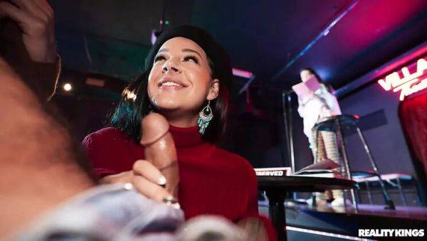 Poetry Slam Fuck with Evelin Stone and James Angel - Big Tits, Blowjob, Hardcore Sex - porntry.com on poweredporn.com