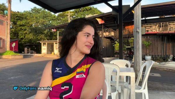 Roxxan the Pro Volleyball Player Gets Fucked Hard in Public Bathroom - Creampie, Big Ass, Squirting MILF - porntry.com - Colombia on poweredporn.com