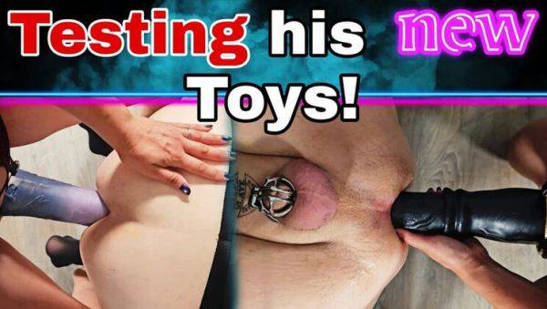 Training Zero's Anal Pegging Marathon: Testing Her Huge New Toys in Hardcore BDSM Slave Play - Real Homemade MILF Action! - porntry.com - Britain on poweredporn.com