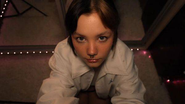 Amateur Teen Brunette Blowjob with Cum in Mouth - Body_Lyric Homemade POV - porntry.com on poweredporn.com