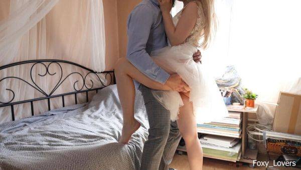 Blonde Bride Fucks Ex Before Wedding - Passionate Doggy Style Quickie - porntry.com on poweredporn.com