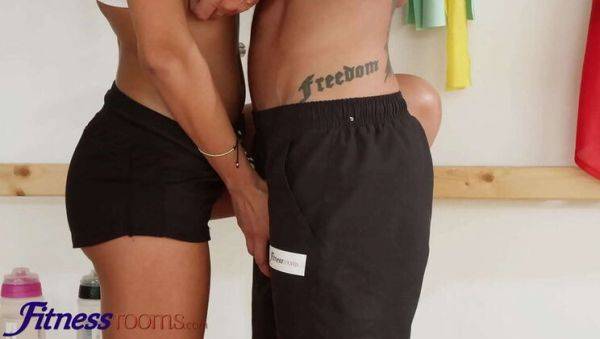 Shalina Devine Romanian MILF Gym Blowjob & Hardcore Fitness Fuck - veryfreeporn.com - Romania on poweredporn.com