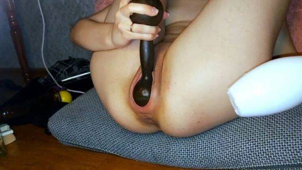 Huge Dumbbell & Pin Inside: Extreme Anal Fisting & BDSM with MaksDana33 - porntry.com on poweredporn.com