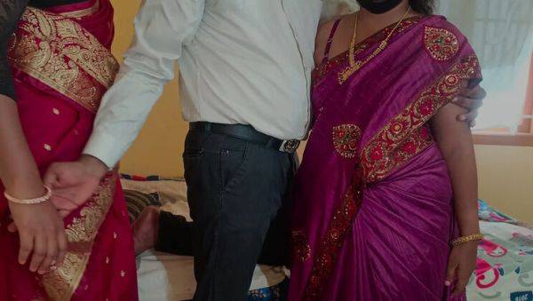 Indian Housewife Threesome Roleplay Fucking with Pushpa Valli, Wonder, Laxi Ammu - porntry.com - India on poweredporn.com