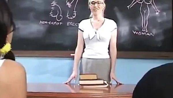Teacher Threesome Anal with Teen Student and Big Tits Tutor - xxxfiles.com on poweredporn.com