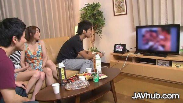 JAVHUB Japanese Foursome: Hinata Hyuga & Haruka Sasano in Hardcore DP Action - xxxfiles.com - Japan on poweredporn.com