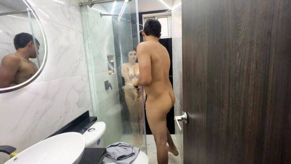 Stepbrother Sees Me Shower and I Invite His Cock in My Juicy Ass Until I Cream - veryfreeporn.com on poweredporn.com