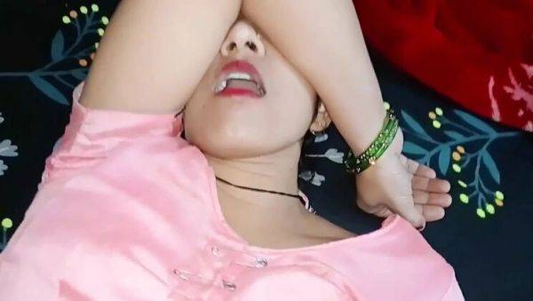 Indian Desi Newly Married Girl Janvibhabhii Gets Her Pink Pussy Licked and Sucked by Boyfriend - Hot Homemade Fucking Video - porntry.com - India on poweredporn.com