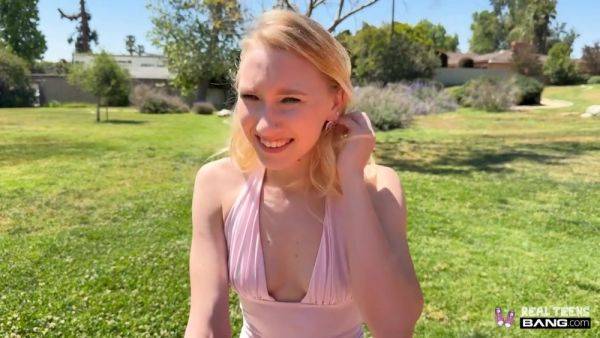 Mckenna Lynn - Newbie Mckenna Gets Tested Out - videomanysex.com on poweredporn.com