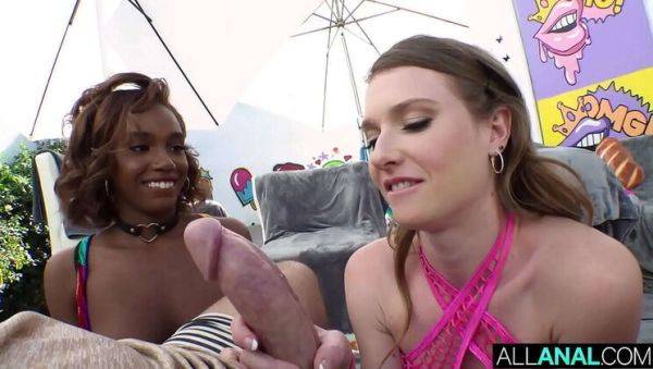 All Anal Threesome: Lacey London & Ashley Lane Fuck Hardcore with ATM and Creampie - xxxfiles.com on poweredporn.com