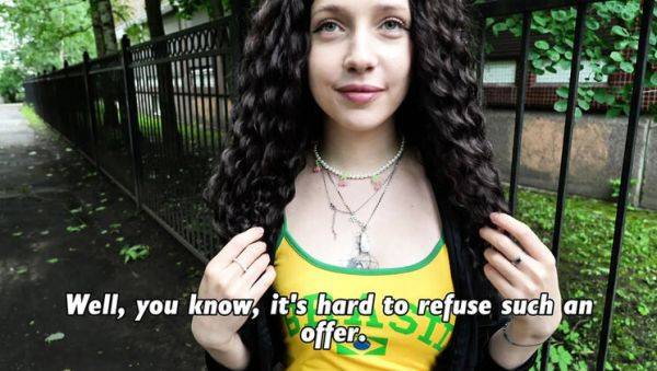 Maramoyka Part 3: Curly Russian Teen Gets Creampie After Public Pickup - Amateur Hardcore Adventure - veryfreeporn.com - Russia on poweredporn.com