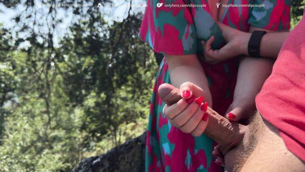 Big Ass Blonde MILF Takes Risky Public Outdoor Sex in 4K - German Step Couple - porntry.com - Germany on poweredporn.com