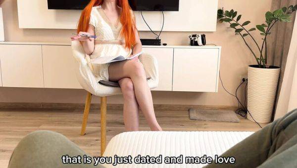 Russian Amateur Psychologist Fucks Patient To Cure Depression - POV Sex With English Subs - porntry.com - Russia - Britain - Ukraine on poweredporn.com